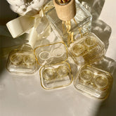 Estuche para lentes de contacto INS Retro Distressed Beige